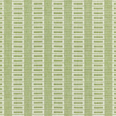 Grey Watkins Lark Stripe Grass FOLKLORE GW 000227245 Green Upholstery COTTON COTTON Squares  Striped  Fabric
