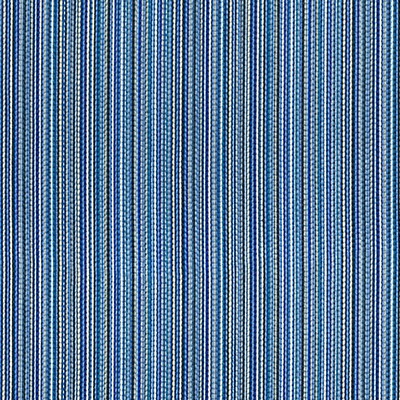 Grey Watkins Alder Stripe Bluejay FLORA GW 000427231 Blue Upholstery COTTON  Blend Small Striped  Striped  Fabric