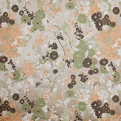 Scalamandre Kyoto Lampas Taupe VOYAGES VOYAGES H0 00013466 Brown Upholstery POLYESTER  Blend