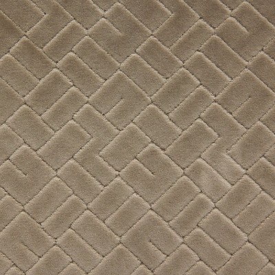Scalamandre Vallauris Velvet Mineral RIVIERA H0 00020576 Grey Upholstery COTTON  Blend Geometric  Patterned Velvet  Contemporary Velvet  Fabric