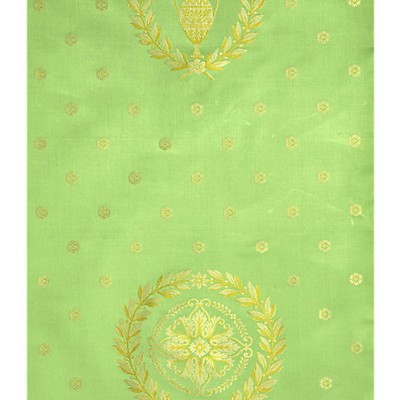 Scalamandre Massena Fauteuil Ver STYLE H0 00024009 Green Multipurpose SILK  Blend Floral Silk  Fabric