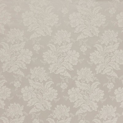 Scalamandre Villarceaux Argent STYLE H0 00024237 Grey Upholstery VISCOSE  Blend Classic Damask  Fabric
