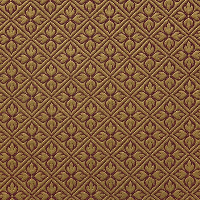 Scalamandre Bosquet Tabac STYLE H0 00024244 Gold Upholstery NYLON  Blend Floral Diamond  Fabric