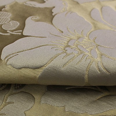 Scalamandre Courson Perle PATRIMOINE H0 00031661 Beige Multipurpose LINEN  Blend Classic Damask  Fabric