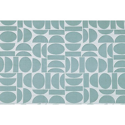 Scalamandre Fjord Celadon BOREALIS H0 00034260 Green Upholstery COTTON  Blend Geometric  Fabric