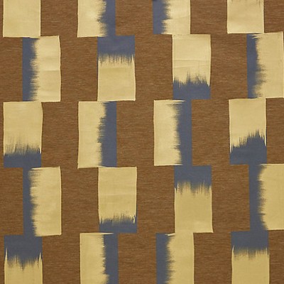 Scalamandre Lhassa Mordore HIMALAYA H0 00040628 Brown Multipurpose VISCOSE  Blend Abstract  Squares  Classic Jacquard  Fabric