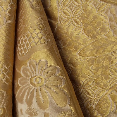 Scalamandre Trianon Or PATRIMOINE H0 00051664 Multipurpose SILK SILK Floral Silk  Fabric