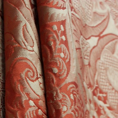 Scalamandre Trianon Roux PATRIMOINE H0 00061664 Multipurpose SILK SILK Floral Silk  Fabric
