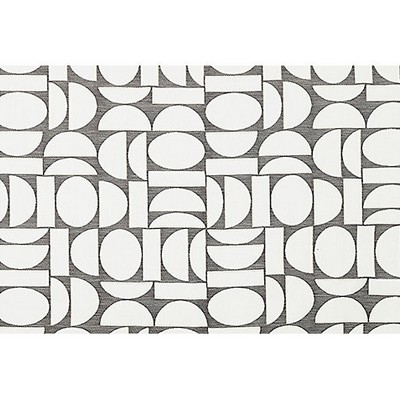 Scalamandre Fjord Poivre BOREALIS H0 00064260 Grey Upholstery COTTON  Blend Geometric  Fabric