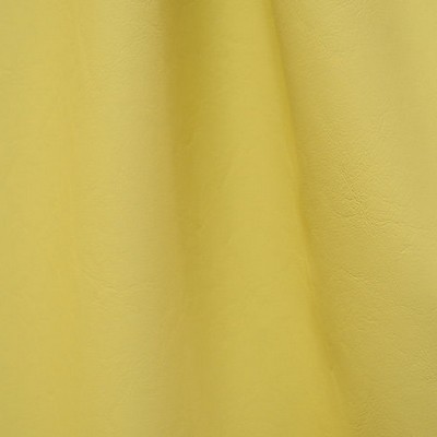 Scalamandre Planete Ble SIMILIS CUIRS H0 00070247 Yellow Upholstery PVC|15%  Blend