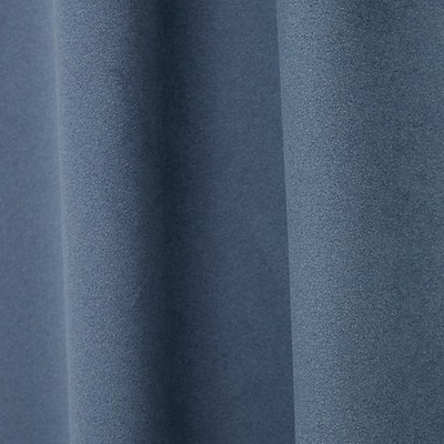 Scalamandre Wooly Denim ESSENTIAL H0 00090633 Blue Upholstery POLYESTER POLYESTER Solid Velvet  Fabric