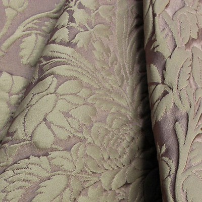Scalamandre Couronne De Roses Amethyste PATRIMOINE H0 00241532 Purple Multipurpose COTTON  Blend Classic Damask  Fabric