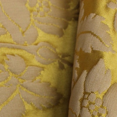 Scalamandre Couronne De Roses Or PATRIMOINE H0 00281532 Multipurpose COTTON  Blend Classic Damask  Fabric