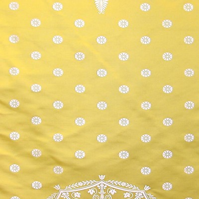 Scalamandre Murat Seat  Back Jaune PATRIMOINE H0 15620003 Yellow Multipurpose SILK SILK Luxury Silk  Fabric