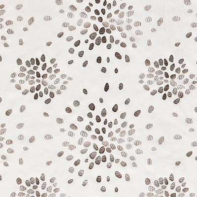 Scalamandre Firefly Silver ALBERT HADLEY HN 000142000 Silver Multipurpose LINEN  Blend Abstract  Modern Floral Fabric