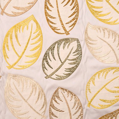 Scalamandre Palmer Yellow HINSON LIBRARY HN 000242019 Yellow Multipurpose COTTON  Blend Tropical  Leaves and Trees  Classic Tropical  Fabric