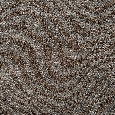 Scalamandre Boomerang Grey HINSON LIBRARY HN 000342025 Grey LINEN  Blend Patterned Chenille  Abstract  Fabric