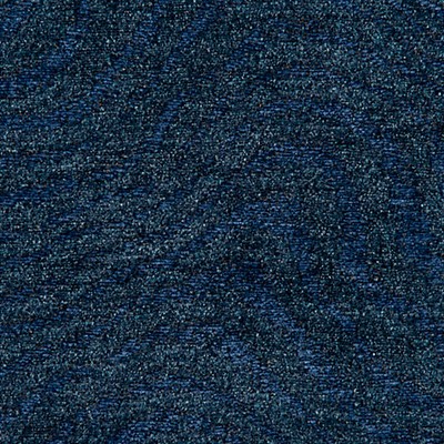 Scalamandre Boomerang Blue HINSON LIBRARY HN 000442025 Blue LINEN  Blend Patterned Chenille  Abstract  Fabric