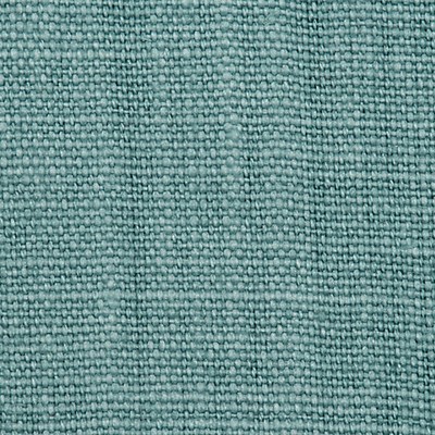 Scalamandre Glow Turquoise HINSON LIBRARY HN 000842002 Blue Upholstery LINEN LINEN 100 percent Solid Linen  Fabric