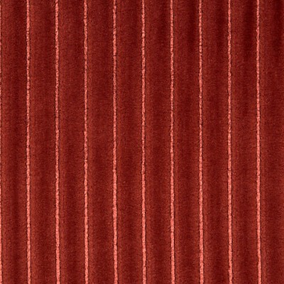 Scalamandre Highlight Red HINSON LIBRARY HN 000942004 Red Upholstery COTTON  Blend Solid Color Corduroy  Striped Velvet  Fabric
