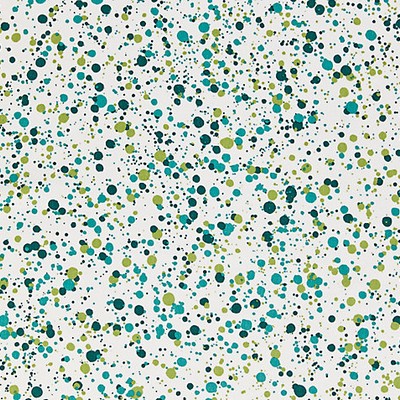 Scalamandre Spatter Mermaid HINSON ICONS HN 000GF0153 Green Multipurpose COTTON COTTON Abstract  Ditsy Ditsie  Fabric