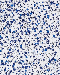 Spatter Navy On White by   