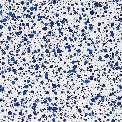 Scalamandre Spatter Navy On White HINSON ICONS HN 000NF0153 Blue Multipurpose COTTON COTTON Abstract  Ditsy Ditsie  Fabric