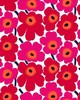 Scalamandre PIENI UNIKKO 2 PRINT PINK RED PEACH AND BLACK