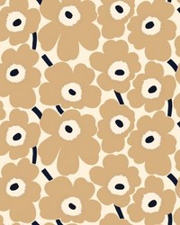 Pieni Unikko 2 Recycled Print Black Tan On Cream by   