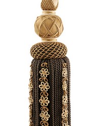 Siecle Single Tassel Tieback Umber by   