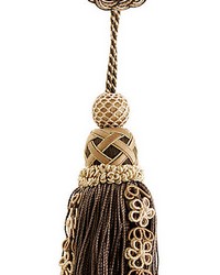 Siecle Single Tassel W rosette Umber by   
