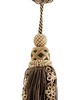 Scalamandre Trim SIECLE SINGLE TASSEL W/ROSETTE UMBER