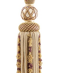 Siecle Single Tassel Tieback Amethyst by   