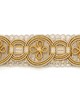 Scalamandre Trim SIECLE CONDILLAC BRAID GILDED ALABASTER