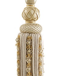Siecle Single Tassel Tieback Gilded Alabaster by   