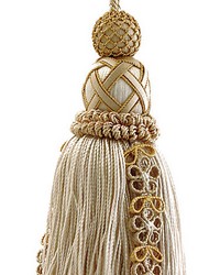 Siecle Key Tassel Gilded Alabaster by   