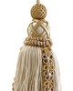 Scalamandre Trim SIECLE KEY TASSEL GILDED ALABASTER