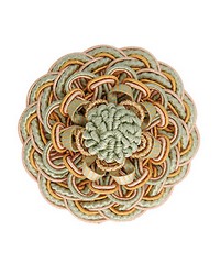 Siecle Rosette Mint by  Scalamandre Trim 