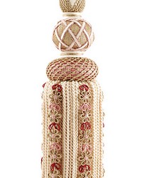 Siecle Single Tassel Tieback Raspberry by   