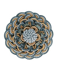 Siecle Rosette French Blue by  Scalamandre Trim 