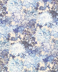 Greys Flower Garden  Blues by  Grey Watkins 