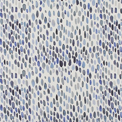 Grey Watkins Jamboree  Blues LO 00045096 Blue Upholstery LINEN LINEN Abstract  100 percent Solid Linen  Fabric
