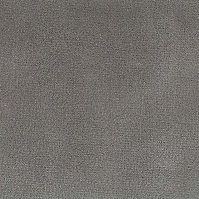 Old World Weavers Bellamy Granite STARK ESSENTIALS VELVET N2 0007BELL Grey POLYESTER|WITH  Blend Solid Velvet  Fabric