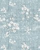 Scalamandre BLOSSOM FANTASIA-SHEER SLATE
