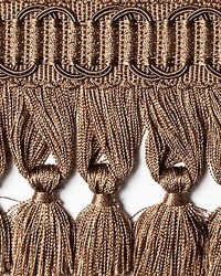 Harmonie Tassel Fringe Marron Glace by   