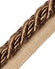 Scalamandre Trim HARMONIE CORD WITH TAPE A MARRON GLACE