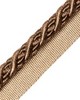 Scalamandre Trim HARMONIE CORD WITH TAPE B MARRON GLACE