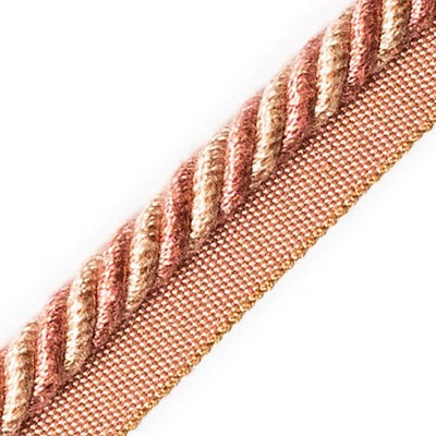 Scalamandre Trim Frange Torse Cable With Tape B Petale PL 00646964 Pink 100% VISCOSE  Cord 