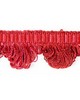 Scalamandre Trim FRANGE TORSE SCALLOPED FRINGE FRAMBOISE