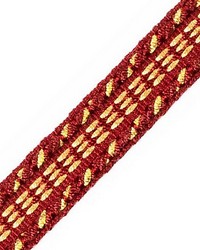 Galon Chainette Tape A Cardinal by  Scalamandre Trim 
